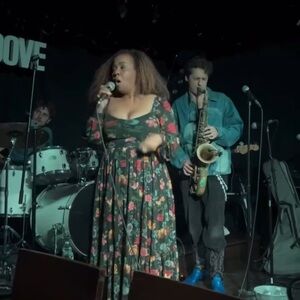 black and floral Blackmilk sheer overlay dress